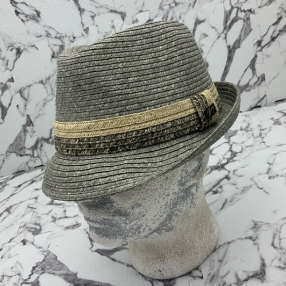 Men’s Bailey of Hollywood Grey Brown Khaki Hat NWT